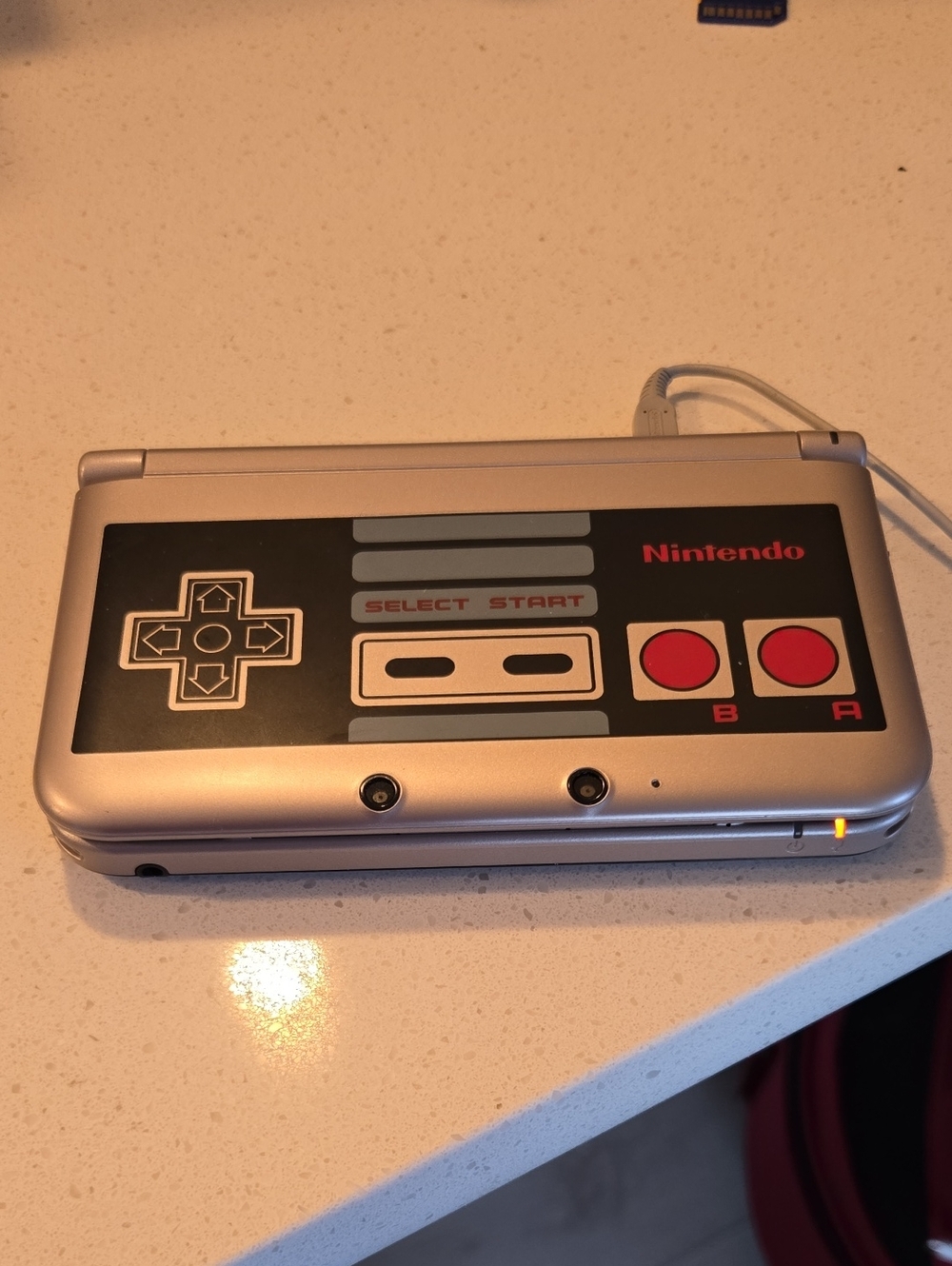 Nintendo 3DS XL Console Retro NES, 4gb SD Card And 3 Games